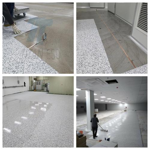 Conductive PVC Flooring Mat ESD Vinyl Flooring Anti-static PVC Floor ESD Tiles Sheet