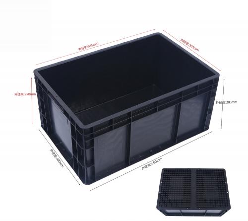 ESD Storage Bin Box Antistatic PCB Container Circulation Box 615mm*430mm*320mm
