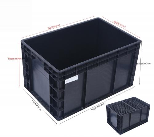 ESD Storage Bin Box Antistatic PCB Container Circulation Box 615mm*430mm*320mm