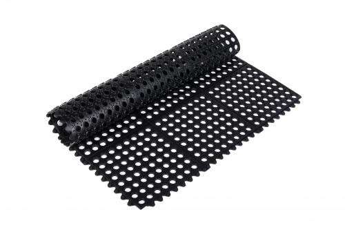 Anti fatigue Interlocking ESD Rubber Floor Mat Anti slip Drainage Mat with Holes ESD Anti Fatigue Mat