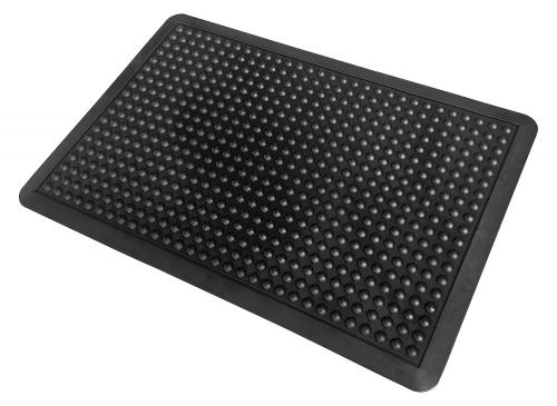 Anti-Fatigue Rubber Floor Mat Durable Rubber Bubble Surface Anti Fatigue Mat for Industrial with Black Borders