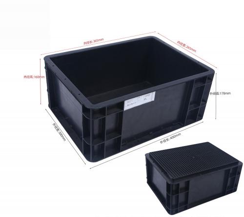 ESD Storage Bin Box Antistatic PCB Container Circulation Box 615mm*430mm*320mm